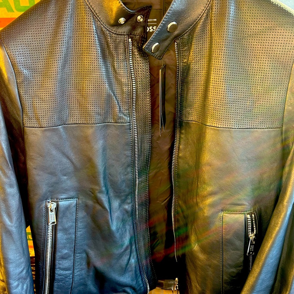 Hugo Boss Leather Jacket